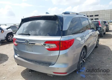 2018 Honda Odyssey Elite из США, поврежденный, VIN 5FNRL6H94JB048754